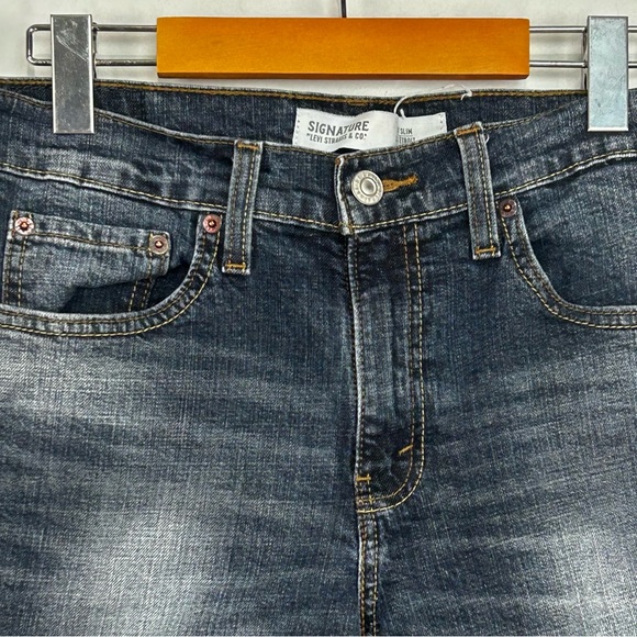 LEVIS SIGNATURE Denim Jeans Dark Wash 30x32 - Picture 5 of 8